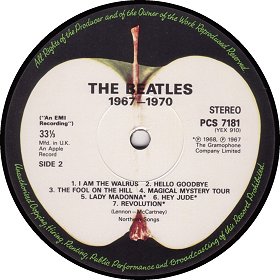 THE BEATLES 1967-1970 2