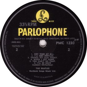 A HARD DAY'S NIGHT yellow MONO 2