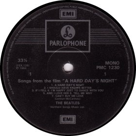 A HARD DAY'S NIGHT two marks MONO 1