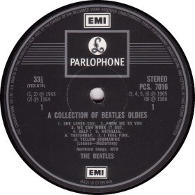 A BEATLES' COLLECTION OF OLDIES 2marks STEREO 1
