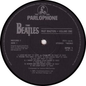 PAST MASTERS VOLUME ONE & TWO 1