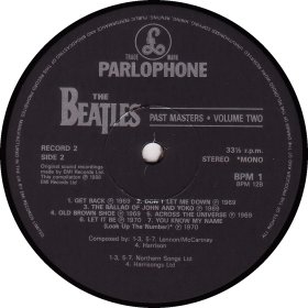 PAST MASTERS VOLUME ONE & TWO 4