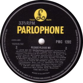 PLEASE PLEASE ME yellow MONO 2