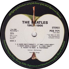 THE BEATLES 1962-1966 2