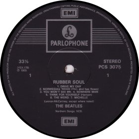 RUBBER SOUL yellow STEREO 1