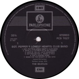 SGT.PEPPER'S LONELY HEARTS CLUB BAND two marks STEREO 1