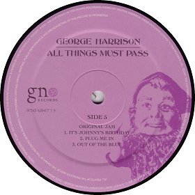 ALL THINGS MUST PASS
(THIRTIETH ANNIVERSARY SPECIAL EDITION)5