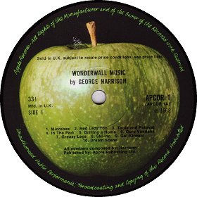 WONDERWALL MUSIC by GEORGE HARRISON mono1