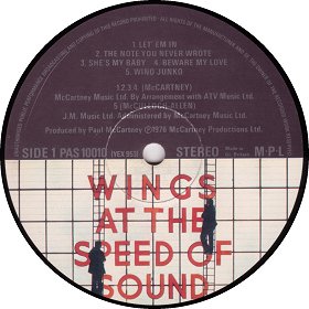 WINGS AT THE SPEED OF SOUND 1
