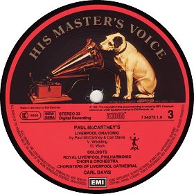 PAUL McCARTNEY'S LIVERPOOL ORATORIO 3