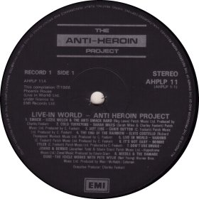 THE ANTI-HEROIN PROJECT/IT'S A LIVE-IN WORLD 1