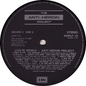 THE ANTI-HEROIN PROJECT/IT'S A LIVE-IN WORLD 3