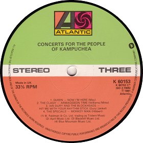 CONCERTS FOR THE PEOPLE OF KAMPUCHEA 3