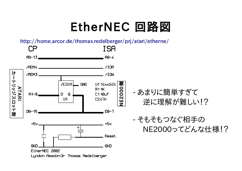 EtherNEC 回路図
