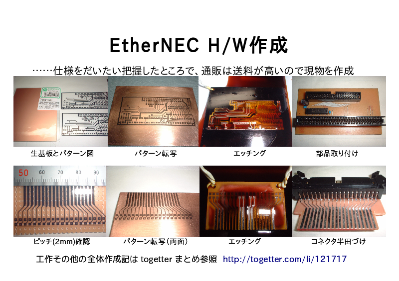 EtherNEC H/W$B:n@.(B