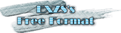 Title logo -EXZS's Free Format-