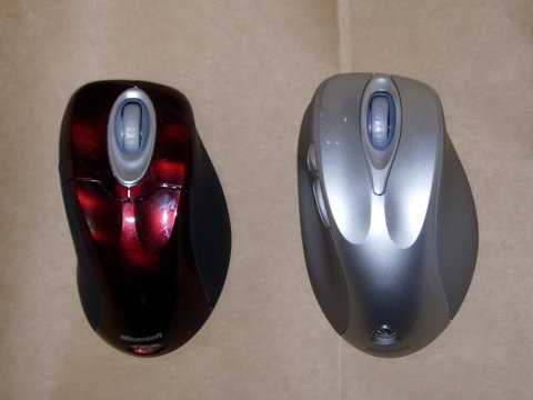 Wireless IntelliMouse Explorer 2.0との比較