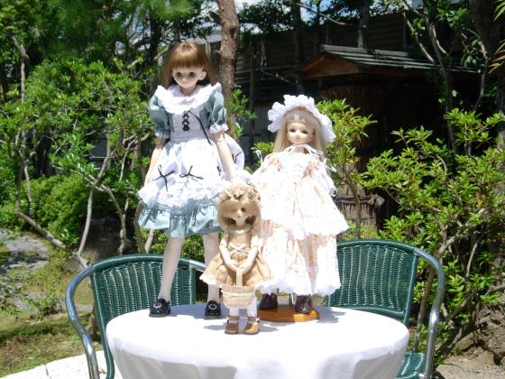 天使の里の庭で