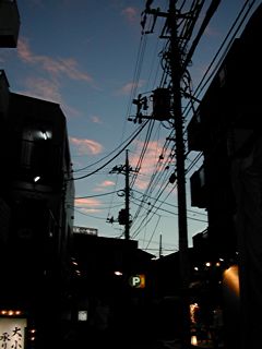 溝の口・夕景