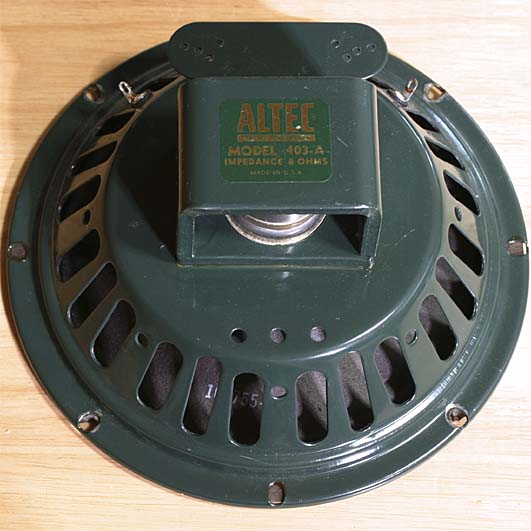 Altec 403A 20cmフルレンジ